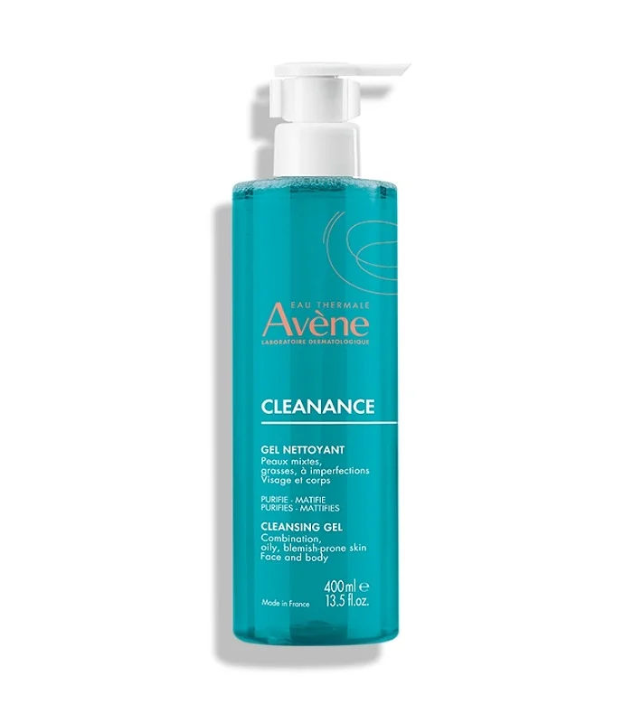 ژل شوینده اون Avene مخصوص پوست چرب و مستعد آکنه 400 میلی لیتر