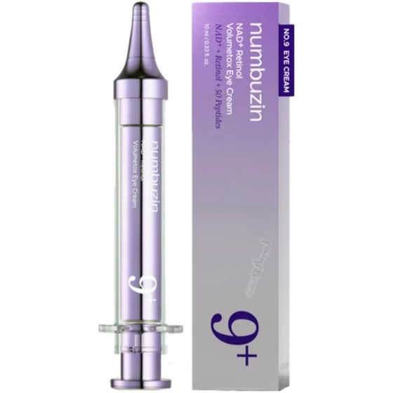 کرم دور چشم نامبوزین مدل No.9 Retinol + NAD+ حجم 10 میلی لیتر Numbuzin No.9 Retinol + NAD+ Eye Cream 10 ml